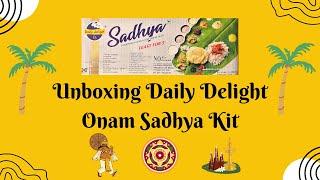 Unboxing - Daily Delight Onam Sadhya Kit