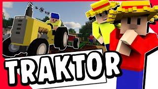 PAT A MAT PARODIE v MINECRAFTU | TRAKTOR 