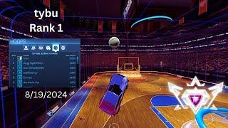 tybu Rank 1 Hoops Replay 8/19/2024 | Rocket League