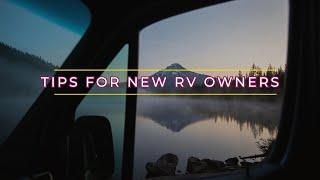 Tips for New RV Owners