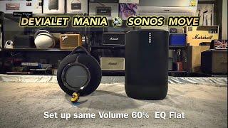 Devialet Mania vs Sonos Move