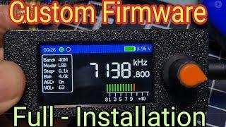 Full Install - Si4732 Mini Receiver Custom Firmware