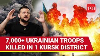 Putin's Men Slay 7,000 Ukrainian Troops In Kursk District | Russian Counteroffensive Intensifies