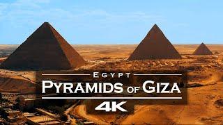 Pyramids - Giza, Egypt - by drone [4K]