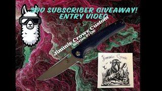 300 Subscriber Giveaway Entry Video - Tactical Llama EDC