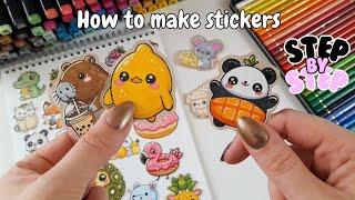 How to Make Stickers at Home | Step by Step!