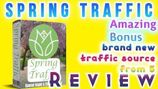 Spring Traffic Review, The brand new traffic source from 5 different traffic rotator #spring_traffic