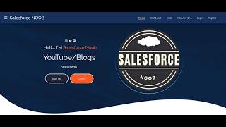 Salesforce Noob Web Application Introduction || Salesforce Development || Salesforce LWC Tutorials