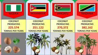 Coconut Producing From Different Countries