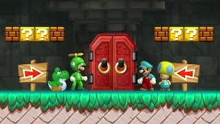 New Super Mario Bros. Wii DuckTales Edition - World 7 - Full Walkthrough - 3 Player Co-Op Part 1