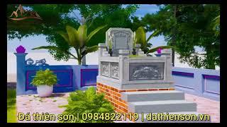 Mộ tổ bằng đá - Mộ đá giả cổ cực đẹp