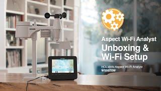 Holman Aspect Wi-Fi Analyst Unboxing & WiFi Setup