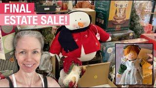 Day 63 & 64 - The Holiday Decor Sale | Finding my Mom's Handmade Dolls | Hoarder House Cleaning