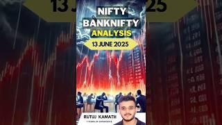 Nifty & BankNifty Analysis-13 June 2025 #stockmarket #nifty #banknifty #optiontrading