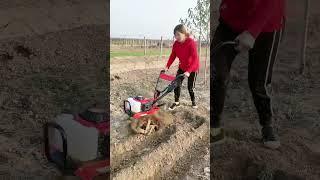 Part 51Multifunctional Rotary Tiller Ditching Cultivator Cultivator Gasoline weeder.