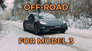 Off-Road Mode For The AWD Model 3 | Safer Winter Driving