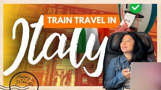 ITALY TRAIN TRAVEL FOR 1ST TIMERS | How to Take Trains in Italy (Step by Step!)