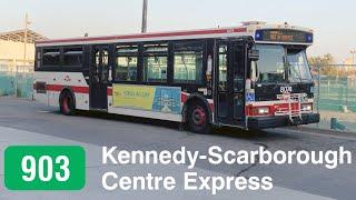 TTC Route 903 Kennedy-Scarborough Centre Express - 2007 Orion VII OG ISL #8074