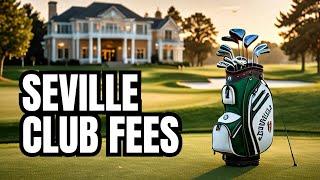 Seville Golf and Country Club Membership Cost