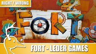 Fort - by Leder Games - Right For You / Wrong For you - (Quackalope Review)