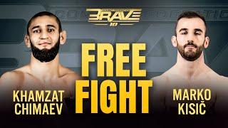 Khamzat Chimaev vs Marko Kisic | FREE FIGHT | BRAVE CF 18