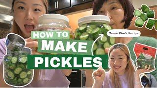 SUPER EASY & GUILT FREE pickles (make your own pickles cuz y not)