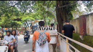 A cinematic video of Aizawl City