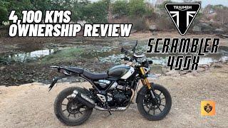 Triumph SCRAMBLER 400X | Ownership Review | 4,100 Kms