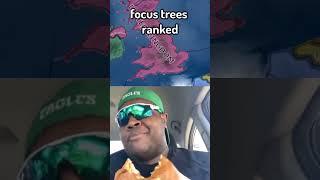 HOI4 FOCUS TREES RANKED #shorts #hoi4 #hoi4meme #heartsofiron4