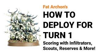 Turn 1 Deployment Tactics for 10th Edition 40k & How to WIN MORE | Competitive Strategy