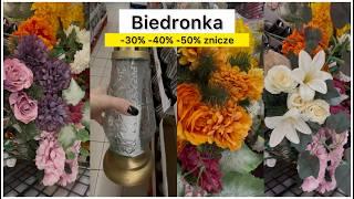 BIEDRONKA x 2  POŚCIELE POSZEWKI DYWANY PORCELANA MEGA STOLIK LUSTRA nowa GAZETKA ZNICZE KOMPOZYCJE