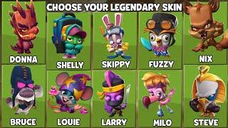 Choose your Favourite Legendary Skin | Zooba