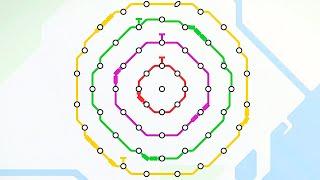 Circle lines are overpowered in Mini Metro!