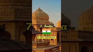 Top 10 Largest Countries in the World (By Area) #country  #geography  #data