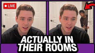 Omegle Trolling... But I'm ACTUALLY IN THEIR ROOMS (LIVE)