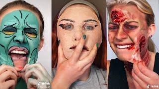 *1 HOUR* Removal of Special Effects (SFX) Makeup vs No Makeup - Valeriya Eros vs Sydney Morgan