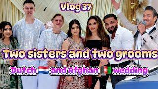 VLOG 37 Two Sisters and Two grooms Dutchand Afghanwedding |Parwiz & Parisa| پرویز و پریس