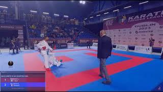 Luca Maresca vs Steven Da Costa | Quarter-Final Male Kumite -67Kg | Dublin 2023