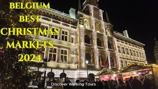 BEST CHRISTMAS MARKETS IN BELGIUM 2024 - BRUGES I BRUSSELS I ANTWERP