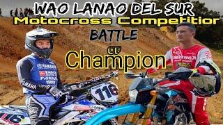 Bakbakanay Terrence Napat vs Bornok Mangosong final Expert 250cc Motor Ace Motocross 2024 series.