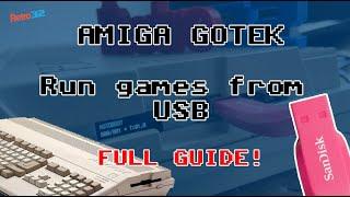 Amiga GOTEK Guide - How to run and save games from USB - Setup - Flash Floppy Menu