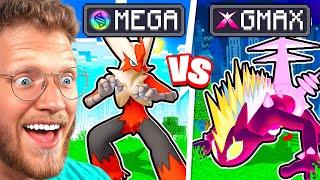 GIGANTAMAX vs MEGA RANDOM STARTER POKEMON In Minecraft!