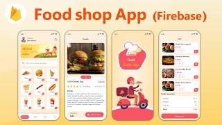 Food App Android Firebase tutorial - how to make food ordering app? android studio tutorial