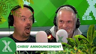 Chris has an announcement to make... | The Chris Moyles Show | Radio X