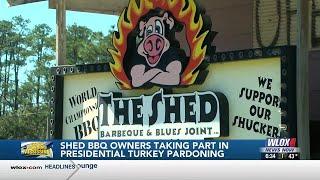 The Shed BBQ owners taking part in presidential turkey pardoning