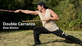 Double Stick Carranza in Slow Mo - Filipino Martial Arts