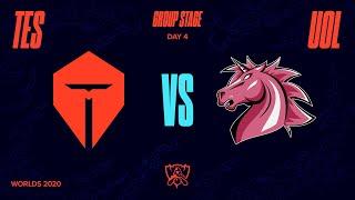 TES vs UOL | Worlds Group Stage Day 4 | Top Esports vs Unicorns Of Love (2020)