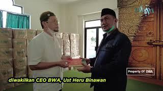 #QuranRoadtrip | Penyerahan simbolis 20.000 Al-Quran Wakaf oleh CEO BWA Ustd Heru Binawan