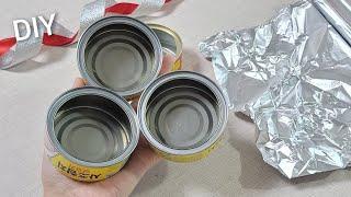 WONDERFUL! Look what I Made with Empty can and aluminum foil. Amazing recycle idea - Tips & hacks