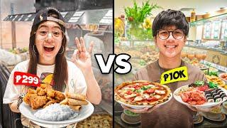 Eating At CHEAPEST VS Most EXPENSIVE Buffet In Manila! | Ranz and Niana